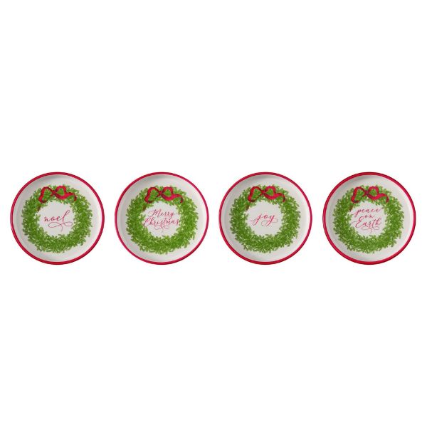 Dolomite Flat Wreath Plate Four Styles