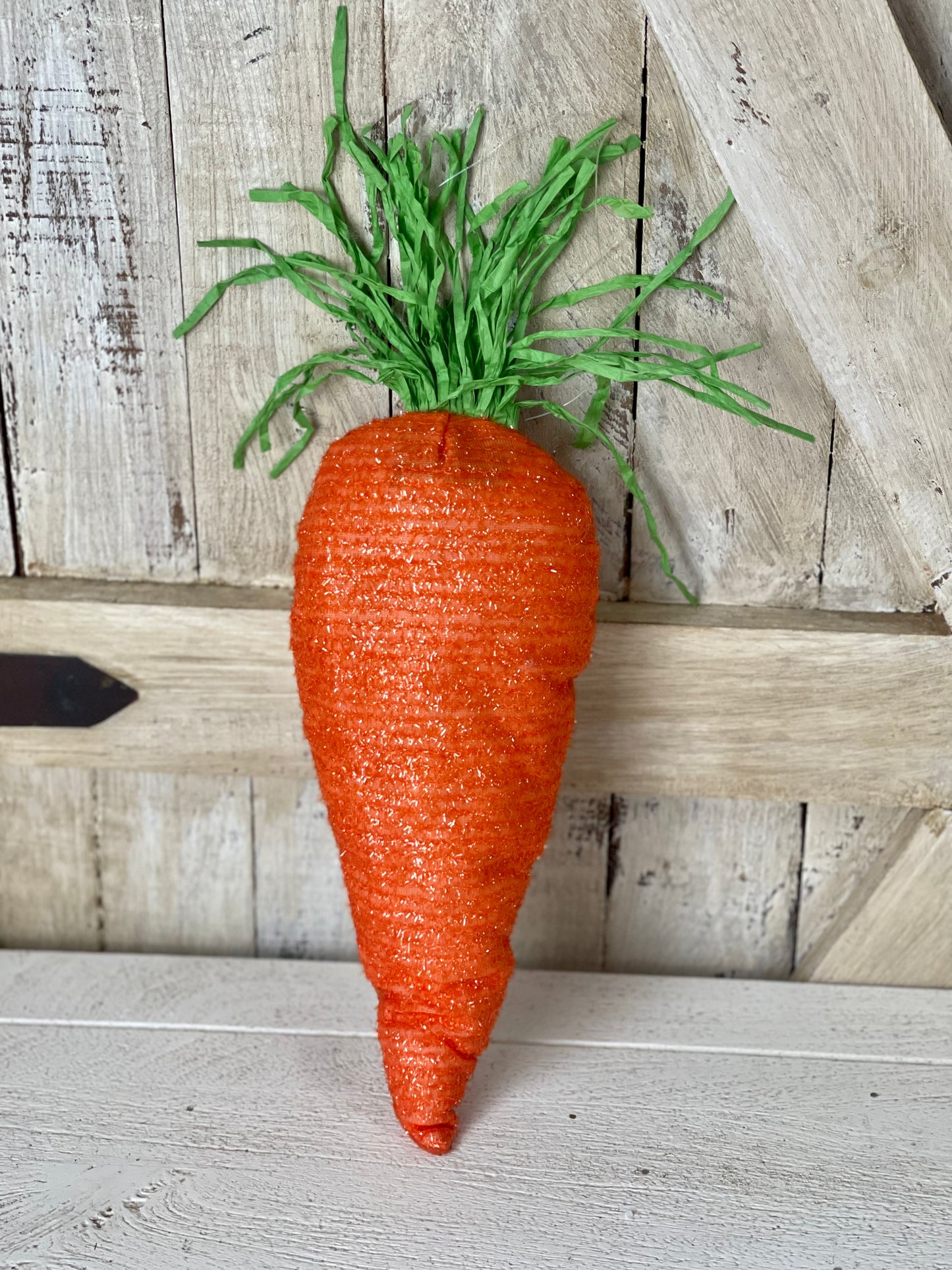 16 Inch Fabric Carrot Wreath Attachment