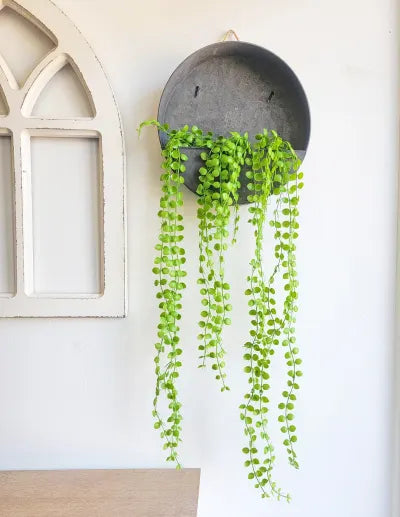 35 Inch Hanging Greenery Bush