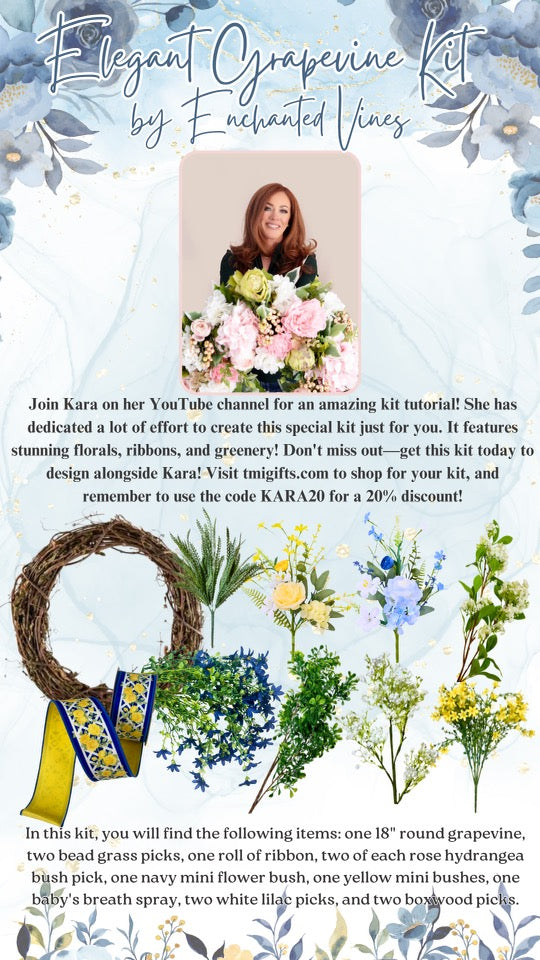 Elegant Grapevine Kit By Enchanted Vines