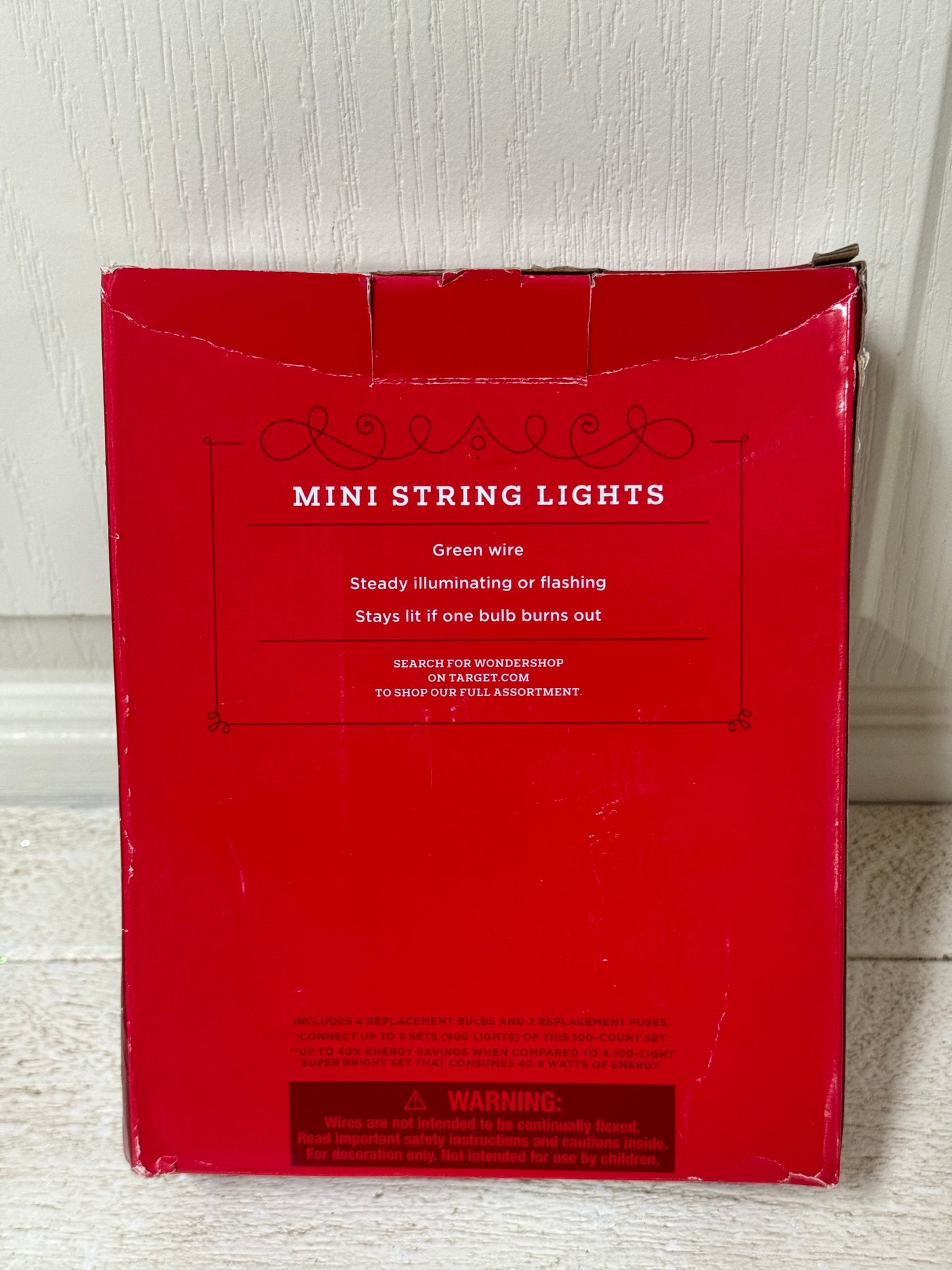 Wondershop 100 Mini String Lights Multicolor Incandescent