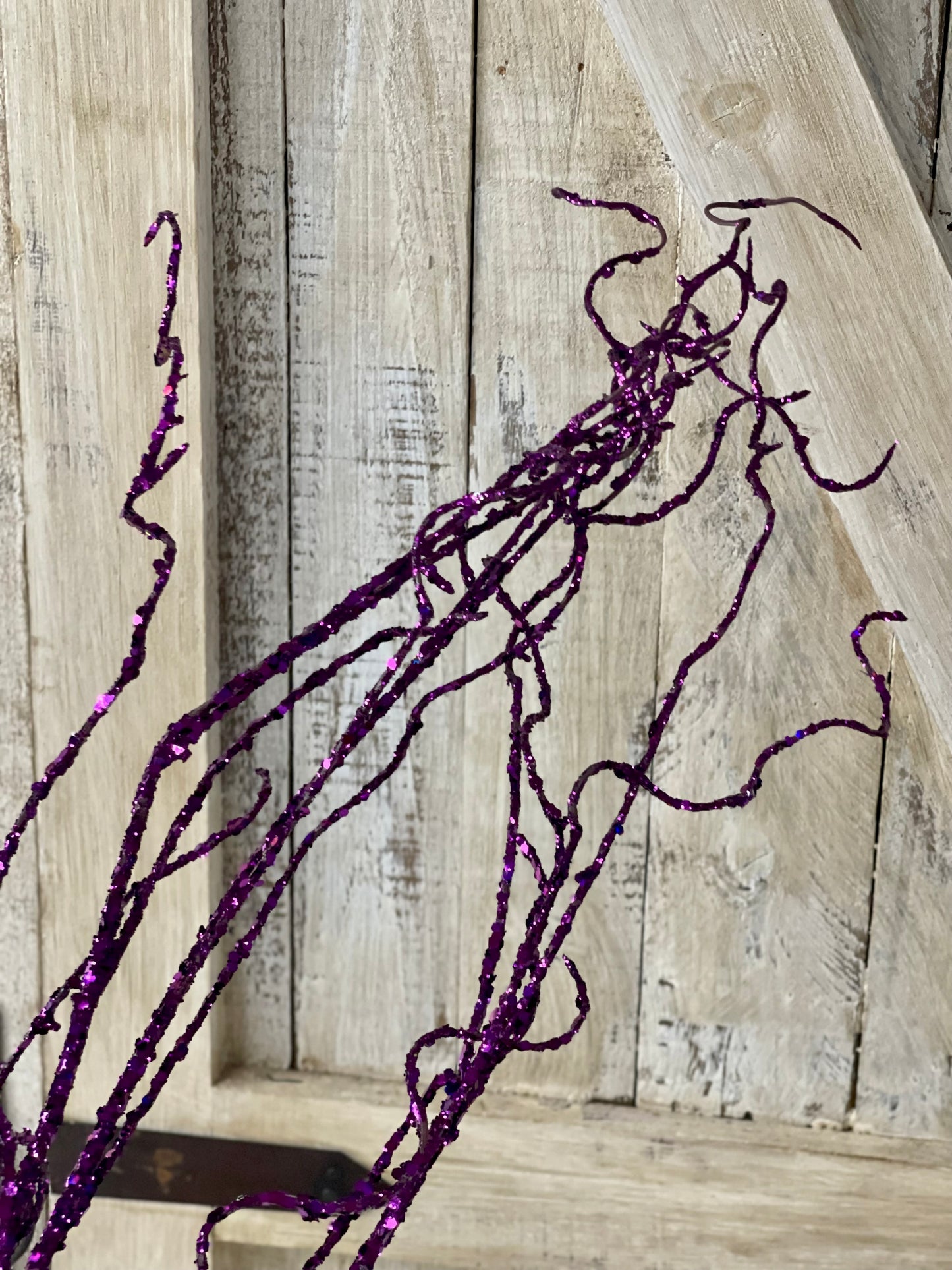 45 Inch Purple Glitter Branch