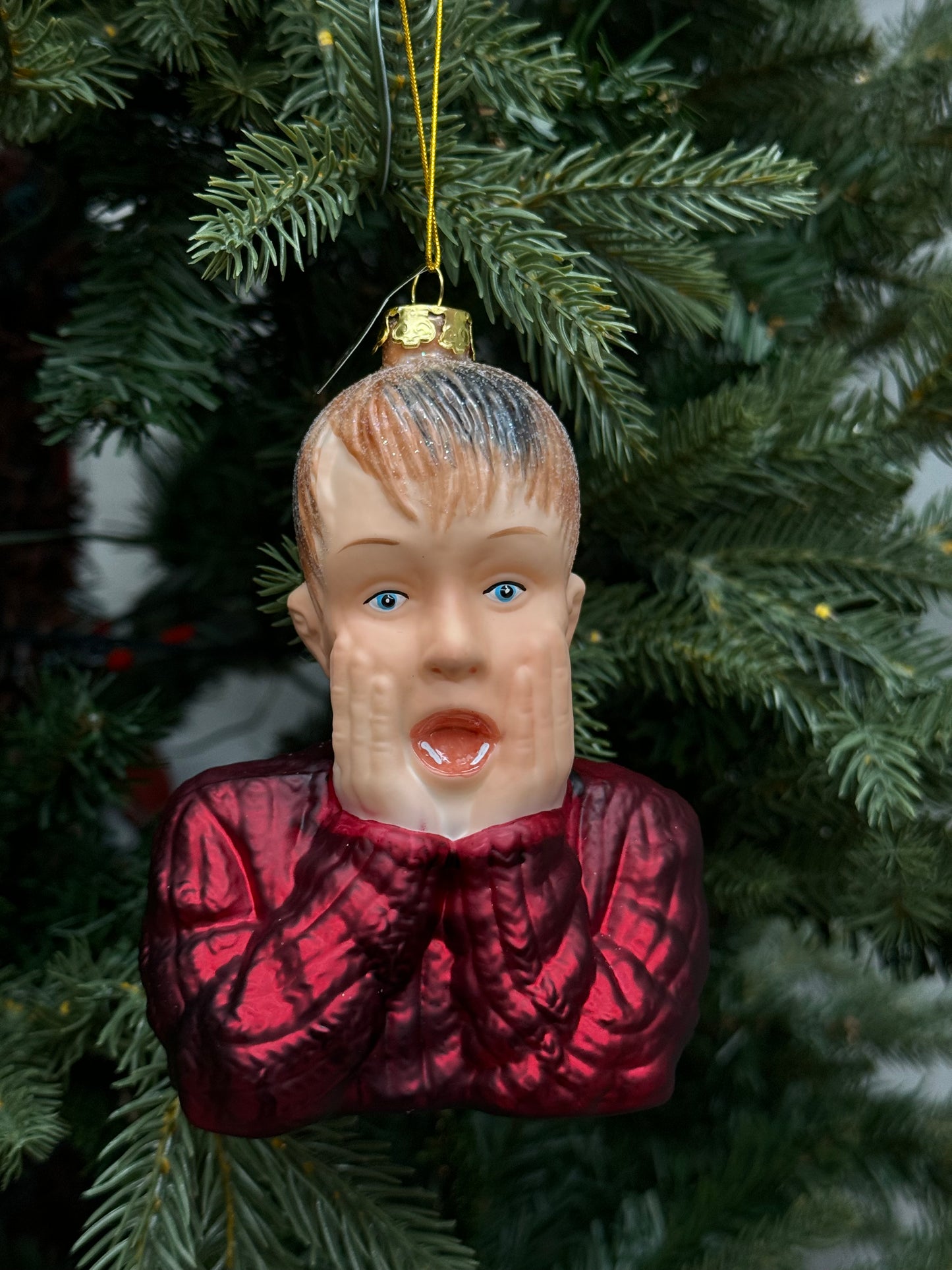 Kevin Mccallister Home Alone Glass Ornament