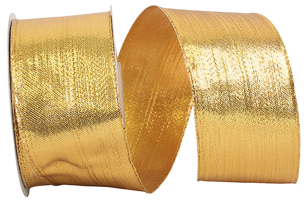 2.5 Inch By 25 Yard Copper Metallic Ribbon