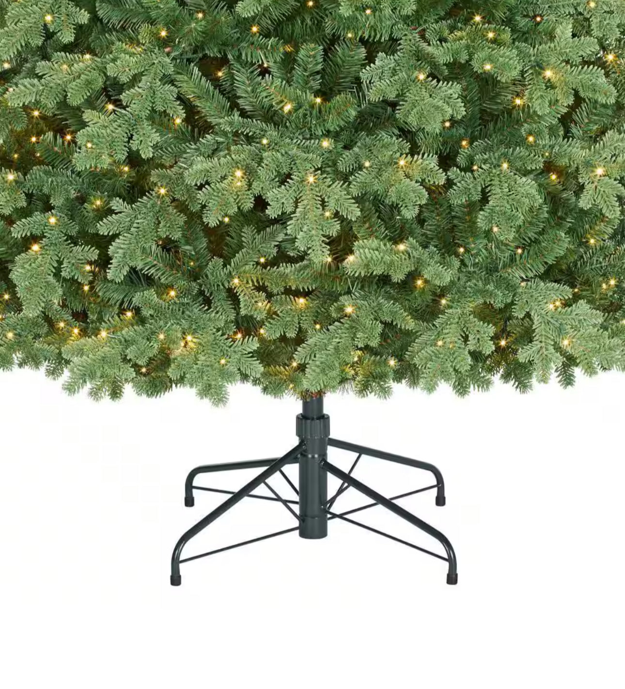 Home Accents Holiday 7.5 Foot Montrose Douglas Fir LED Pre-Lit Artificial Christmas Tree Open Box