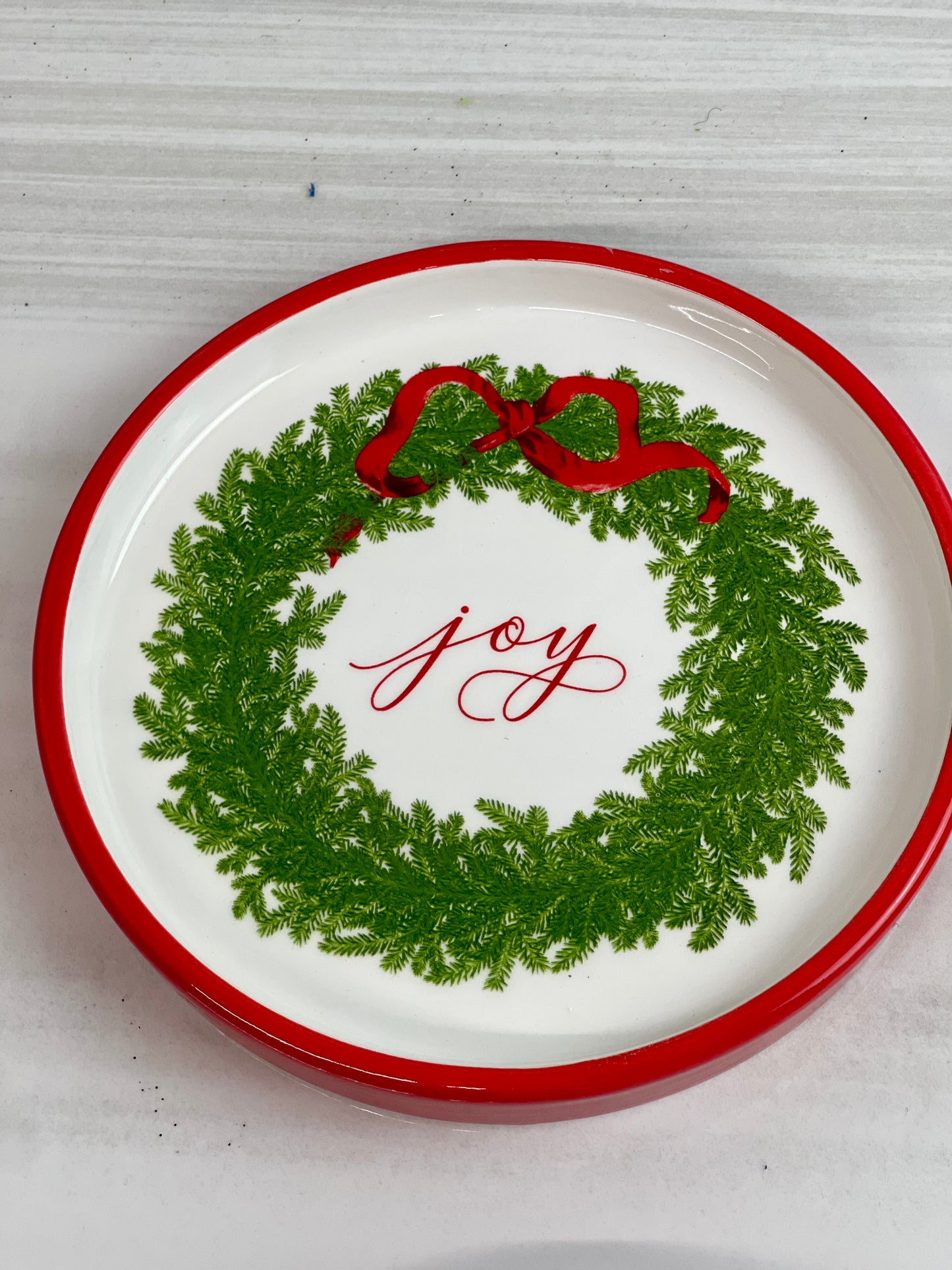 Dolomite Flat Wreath Plate Four Styles