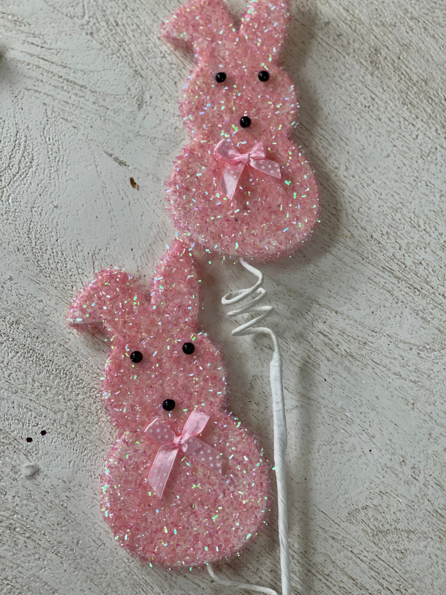 Sugared Bunny Peep Spray Three Colors