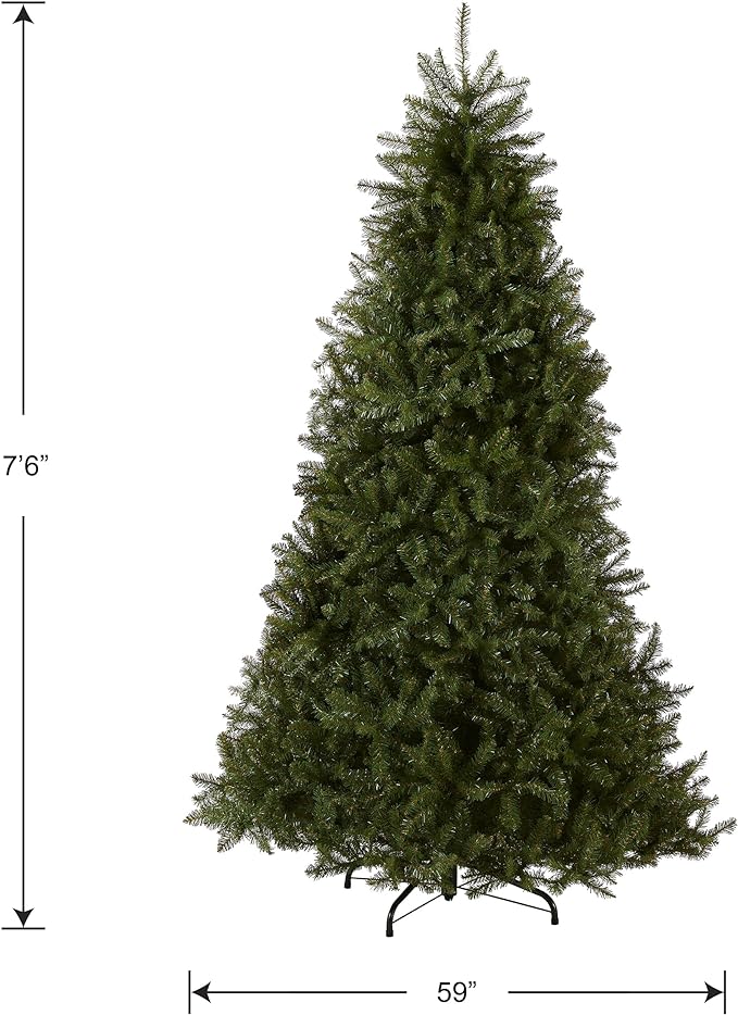 National Tree Company Artificial Dunhill Fir 7.5 Unlit Christmas Tree Open Box
