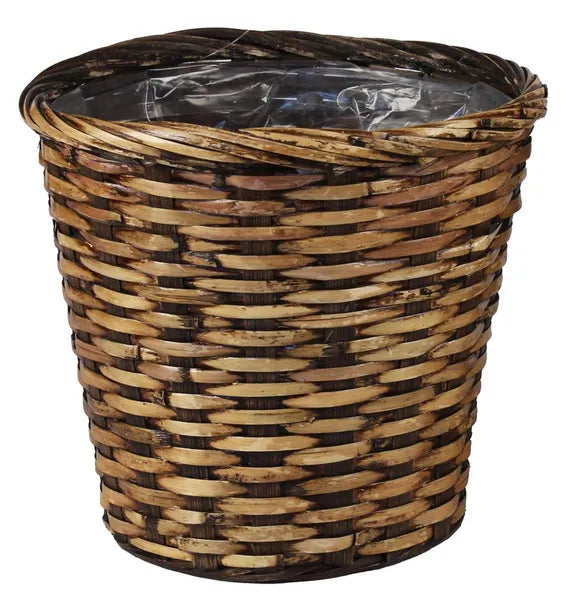 15.5 Inch Split Woven Fern Pot Cover