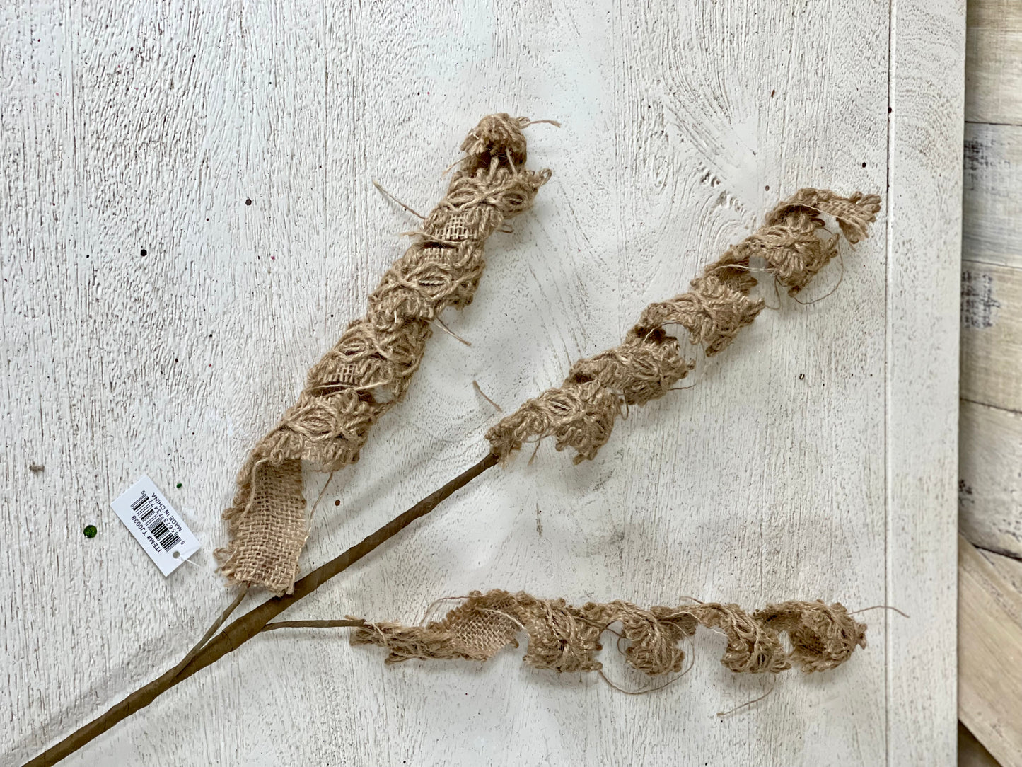 32 Inch Burlap Rope Flower Spray