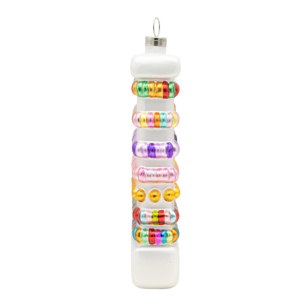 Kat & Annie Friendship Bracelets Glass Ornament