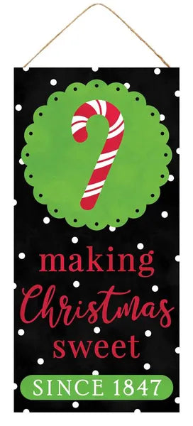 12.5 Inch Making Christmas Sweet Wood Sign
