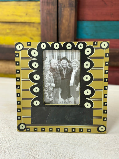 10 Inch By 10 Inch Green and Black Chalkboard Frame Magnolia Lane