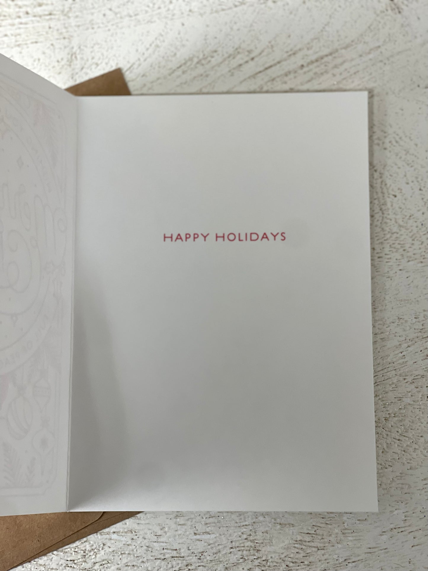 Minted Merry Little Lines Christmas Card