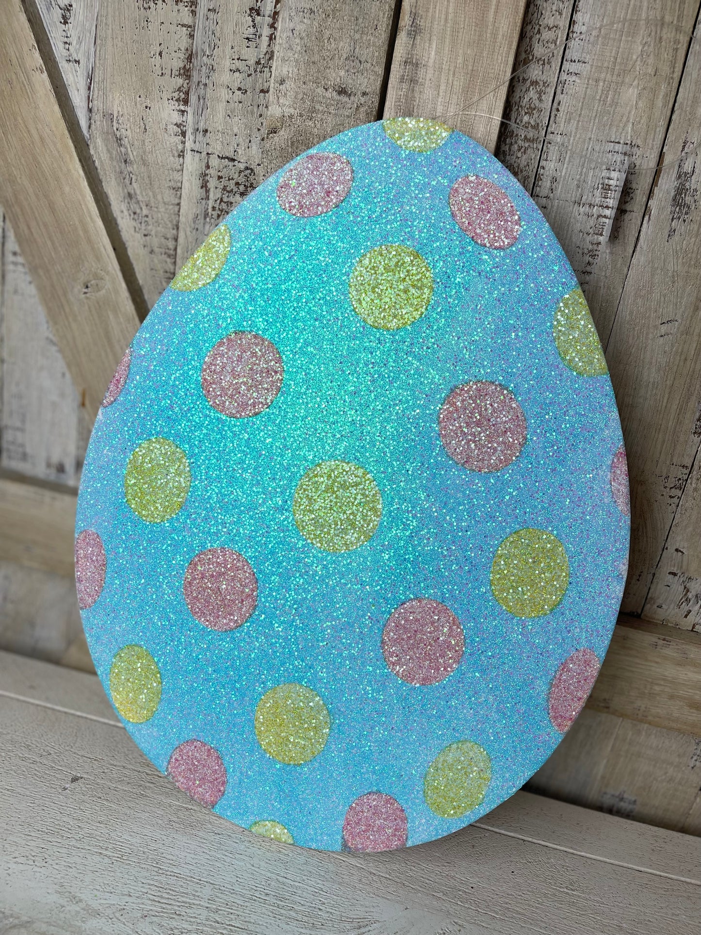Glittered Eva Easter Eggs Three Styles