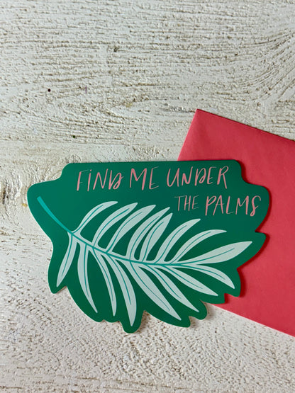 Palm Leaf Notecards with Envelopes