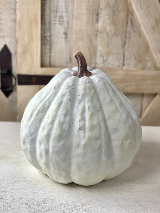 Cream Ceramic Gourd Pumpkin