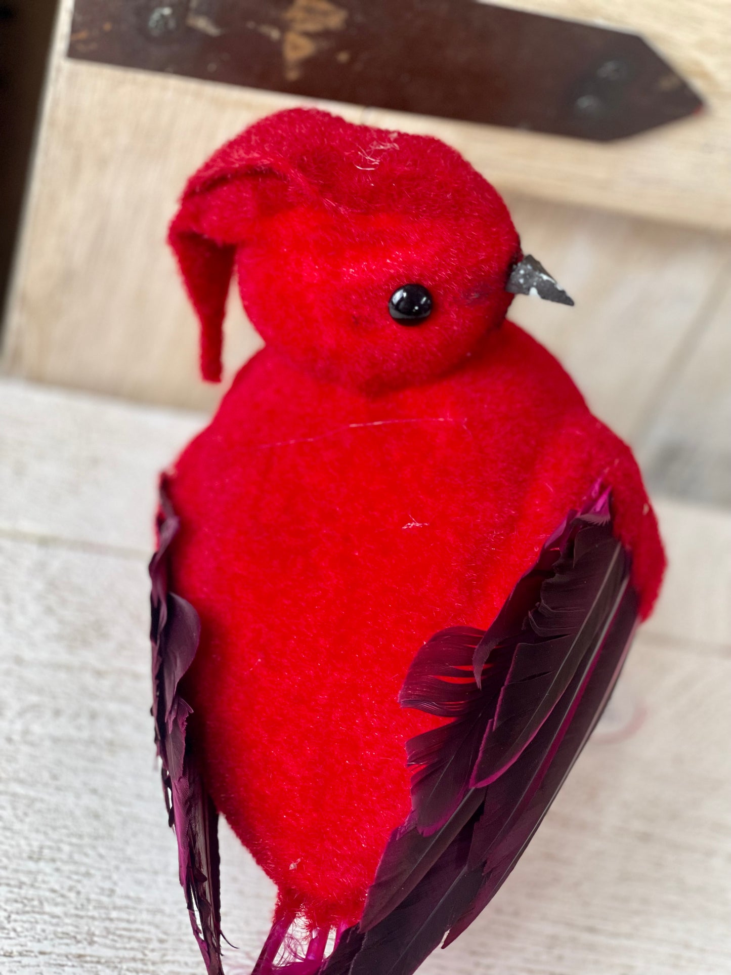 13 Inch Red Cardinal Clip Ornament