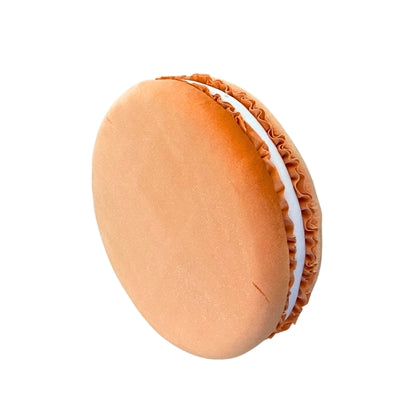 20.5 Inch Peachy Orange Fabric Scrumptious Macaroon Ornament