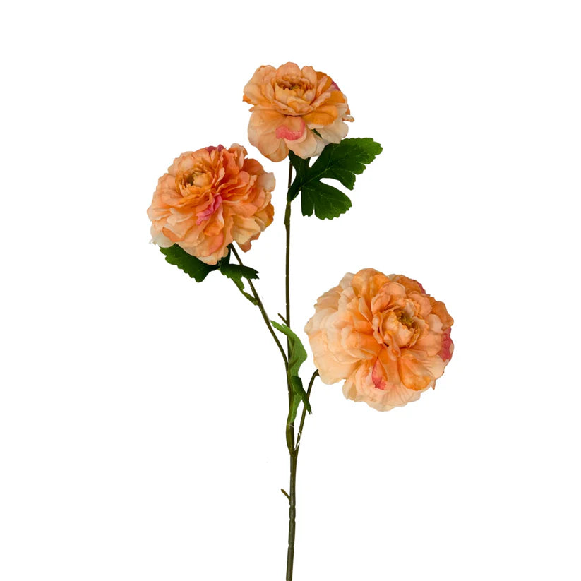 25 Inch Apricot French Marigold Spray
