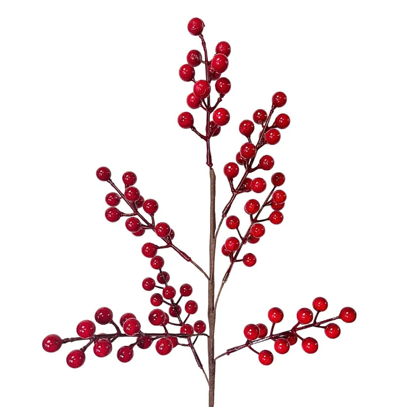 24 Inch Red Goose Berry Stem