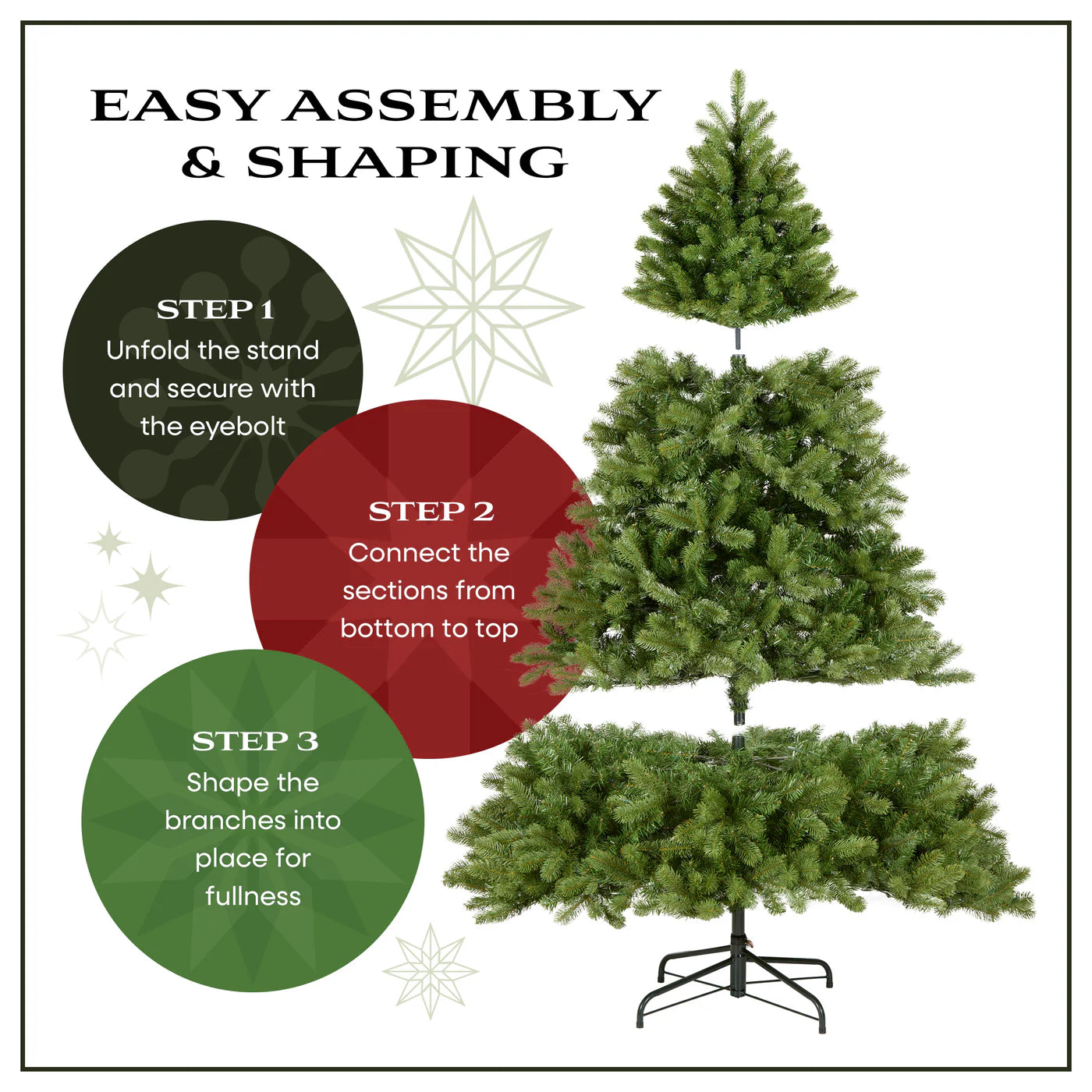 National Tree Company 7ft Dunhill Fir Unlit Christmas Tree Open Box
