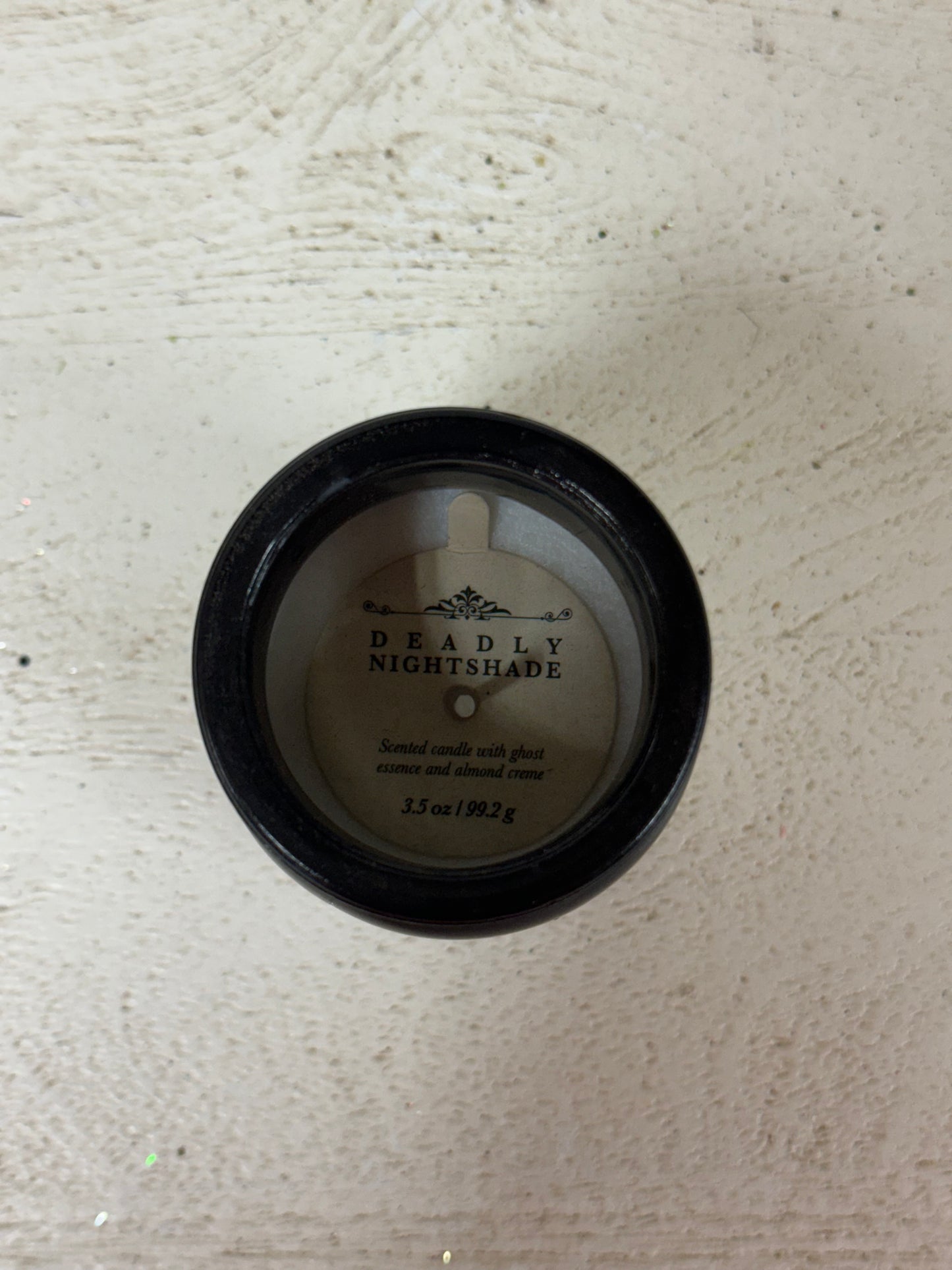 Deadly Nightshade Black Scented Candle