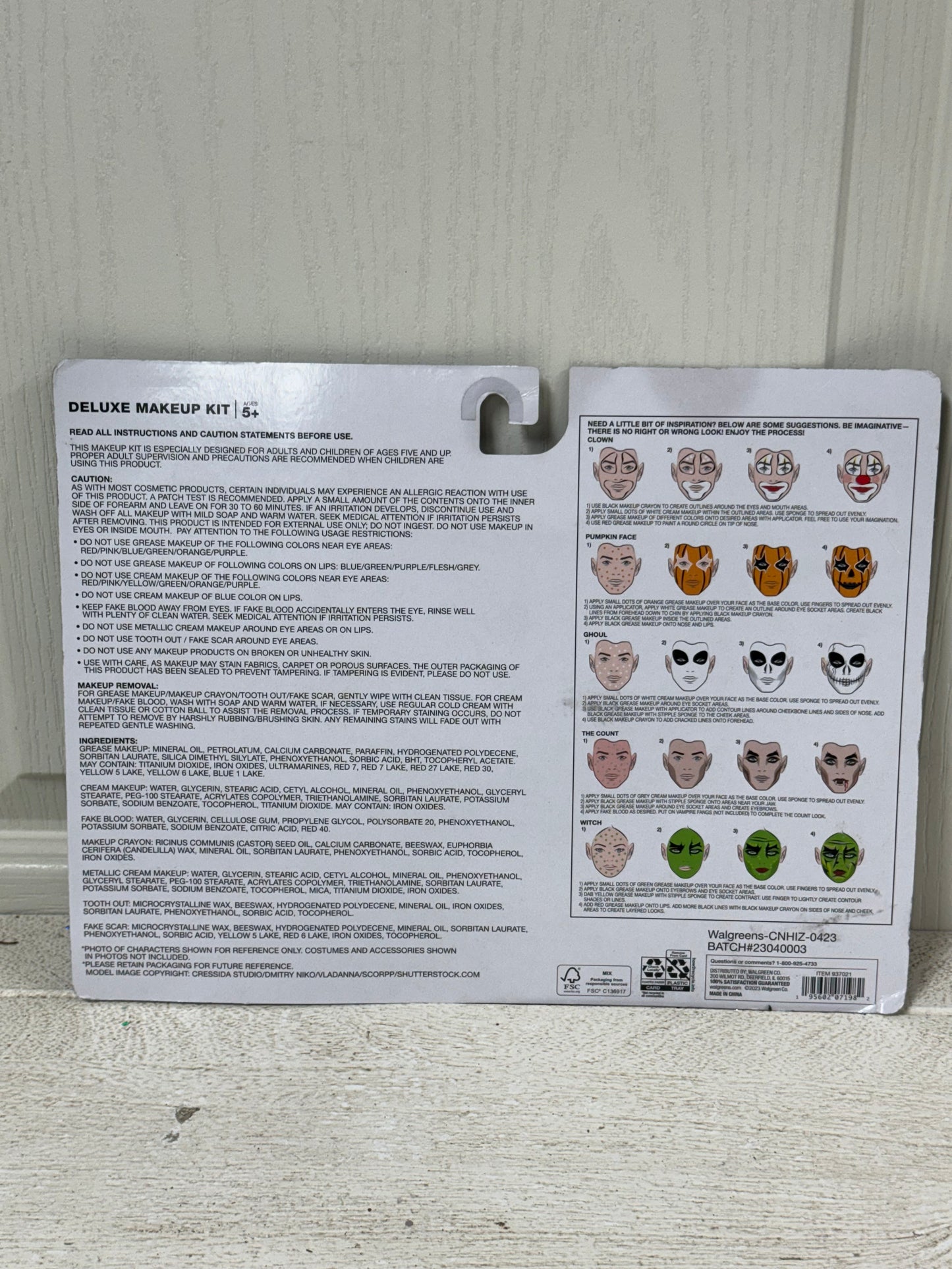 Happy Halloween Deluxe Makeup Kit