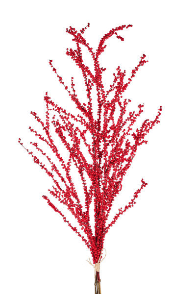 35 Inch Red Berry Twig Bundle
