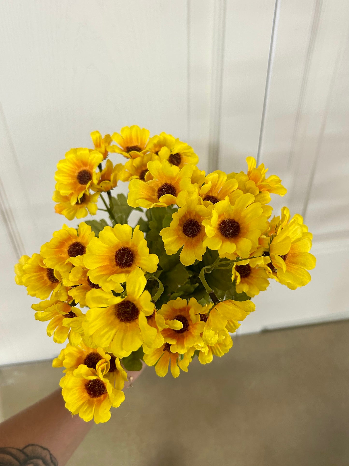 19.5 Inch Yellow Wild Daisy Bush