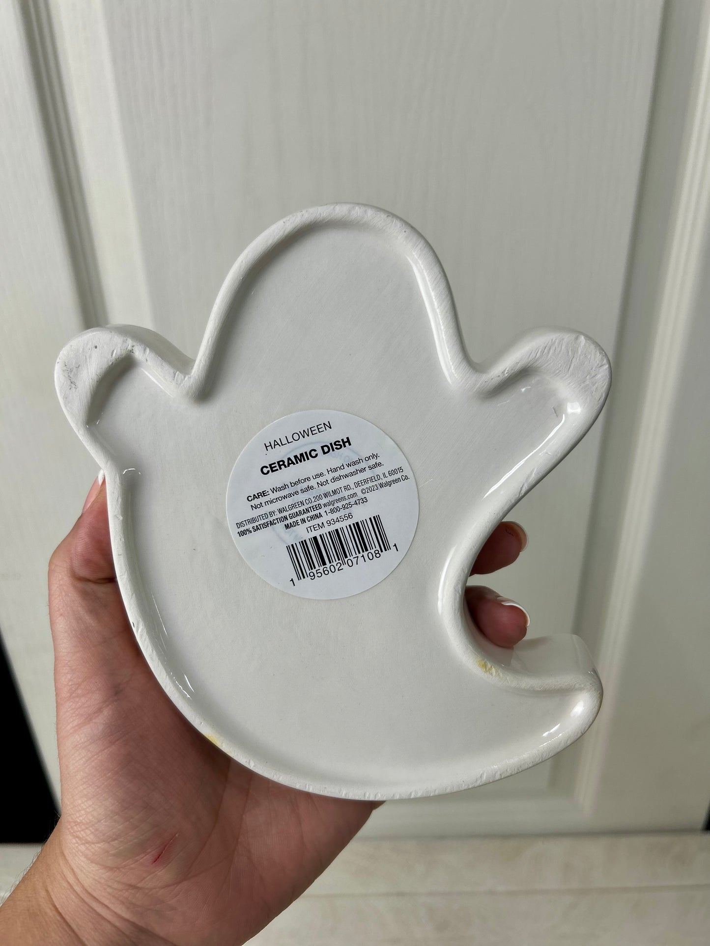 Halloween Ceramic Ghost Dish