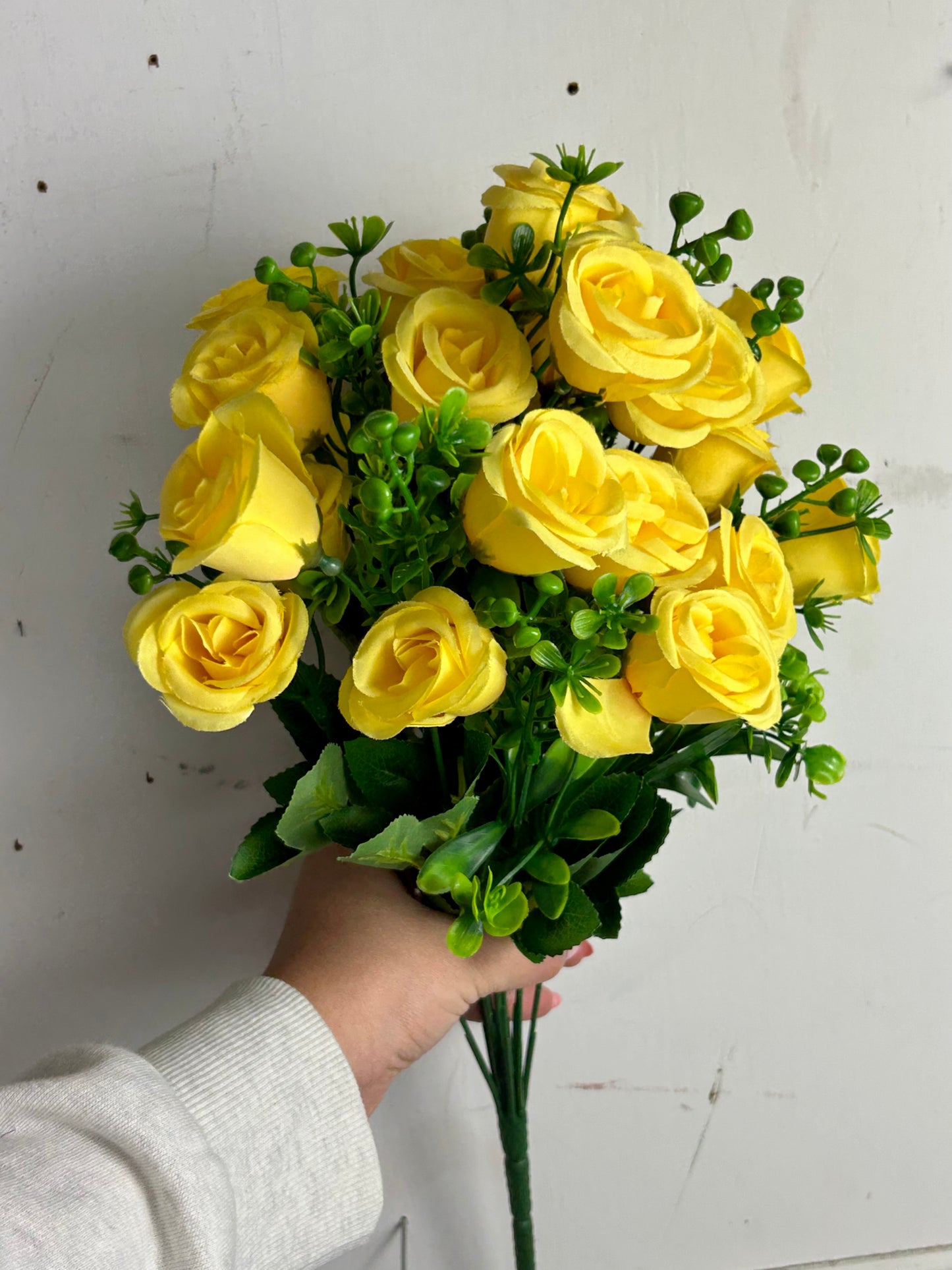 Yellow Rose Bud Bush