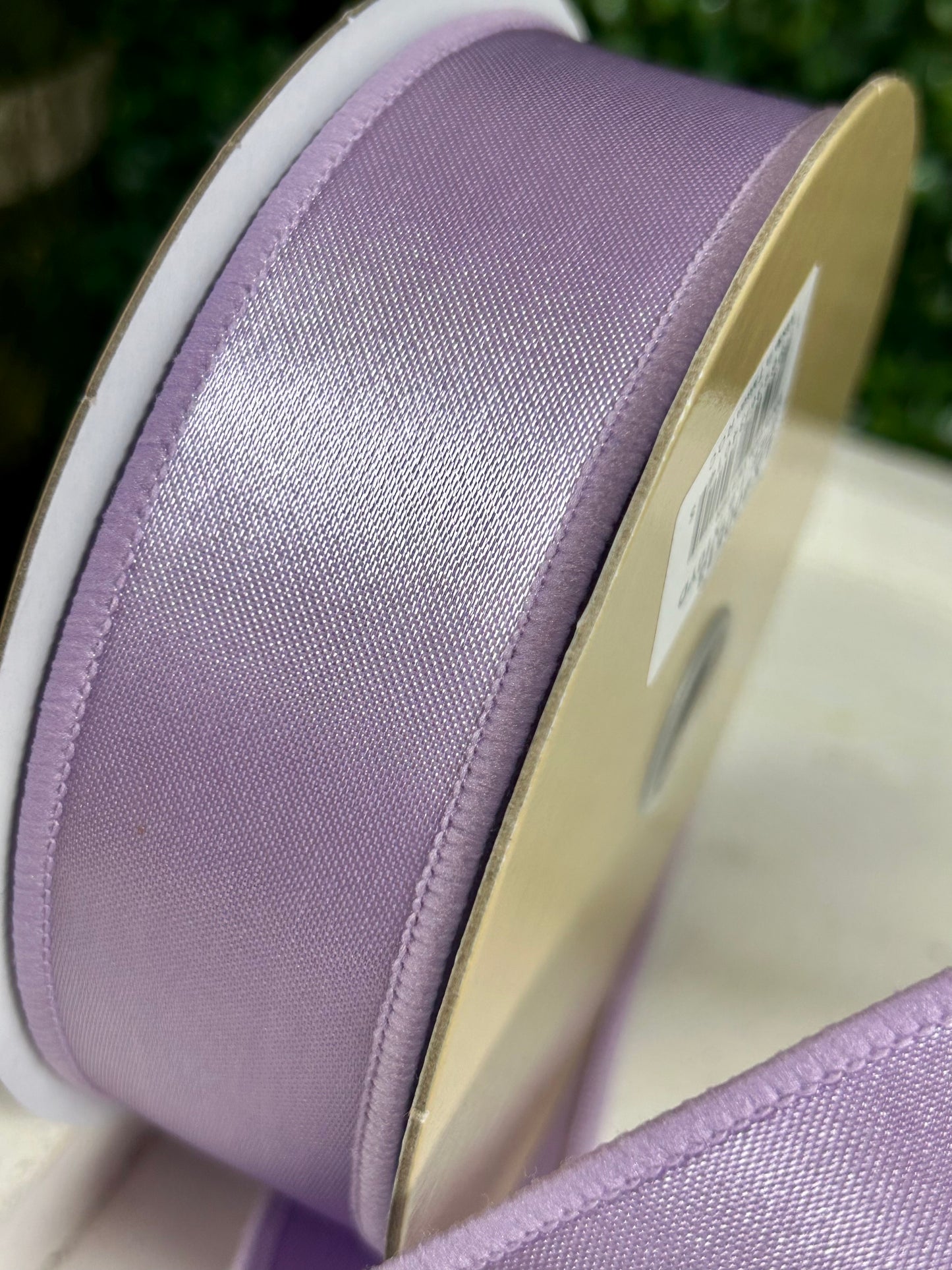 1.5 Inch By 10 Yard Lavender Satin Fused Ribbon
