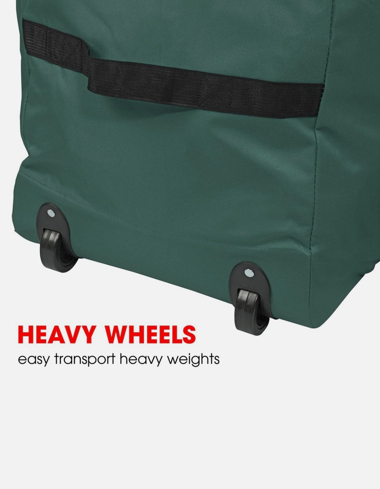 Large Green Rolling Santa Christmas Tree Bag