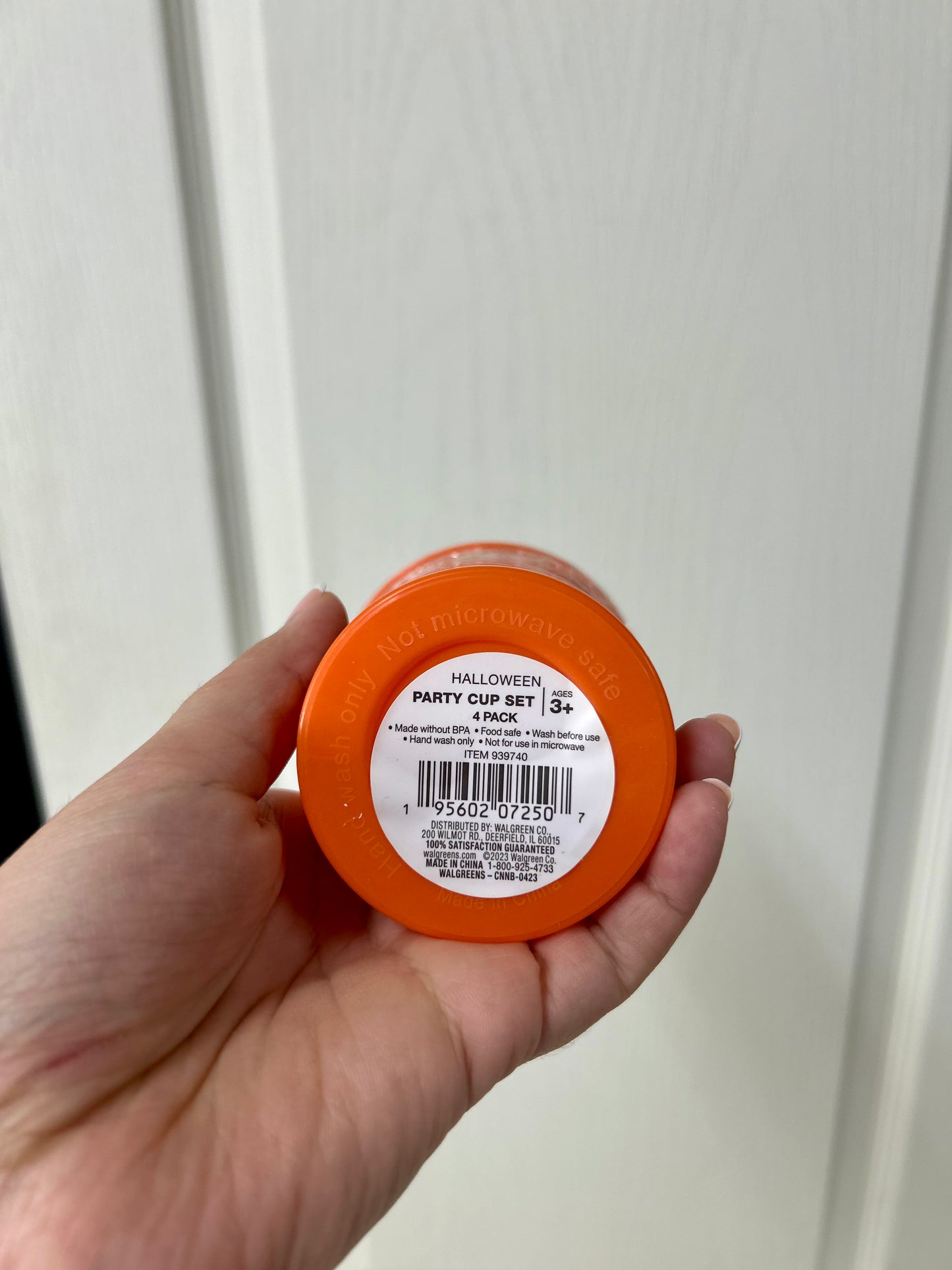 Halloween Party Cup Set Pumpkins Bats And Candy Corn