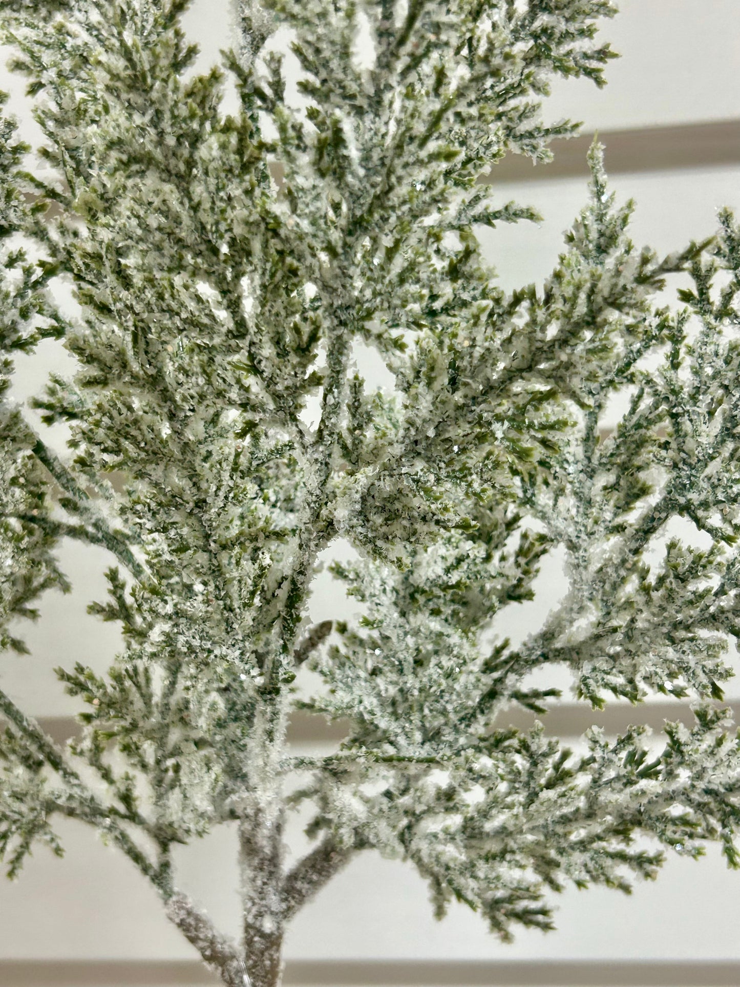 21.5 Inch Snow Cedar Spray