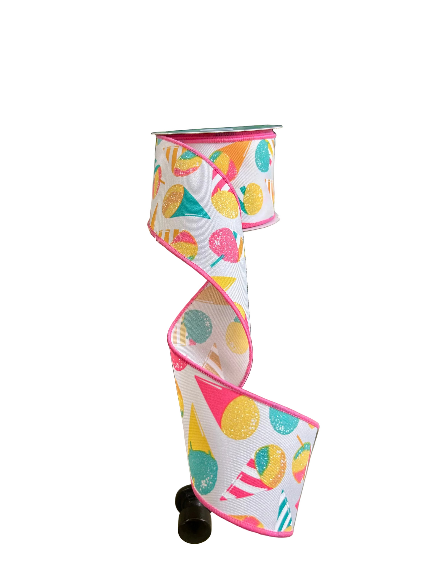 2.5 Inch By 10 Yards Snow Cones Ribbon