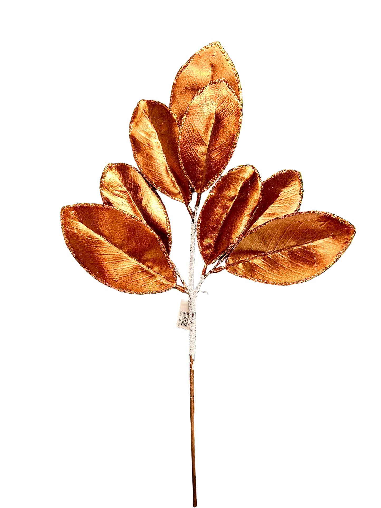 24 Inch Copper Magnolia Leaf Spray