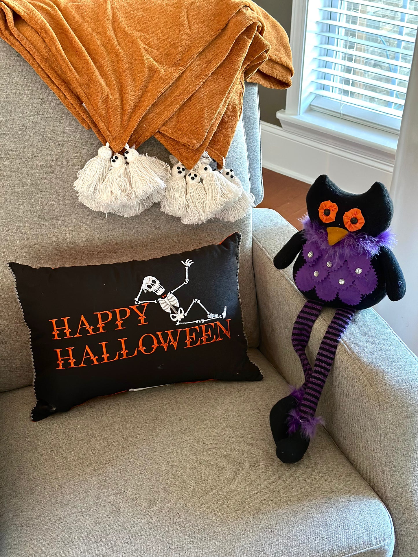 Hyde And Eek Happy Halloween Decorative Pillow