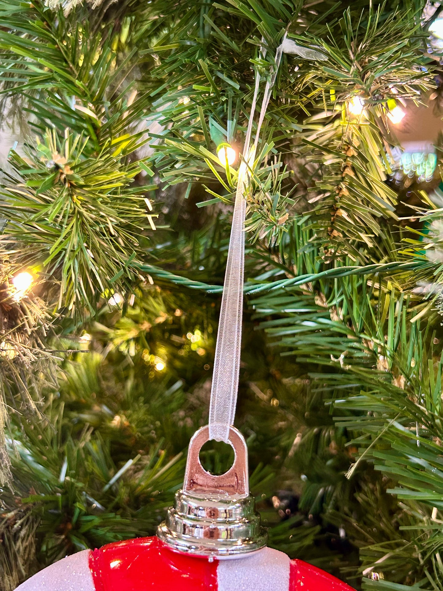 24 Inch Red And White Candy Cane Ornament