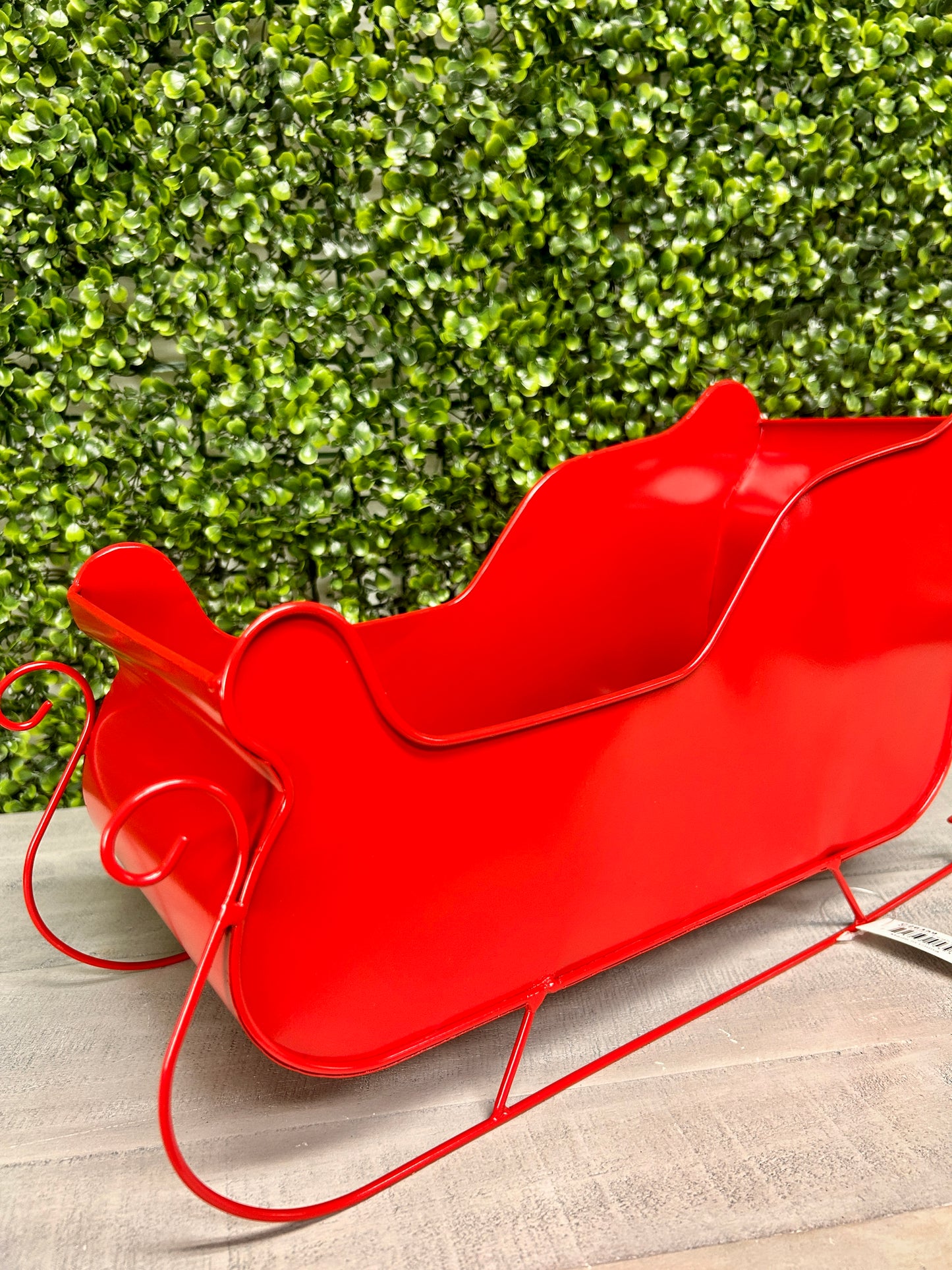 Metal Holiday Sleigh Three Assorted