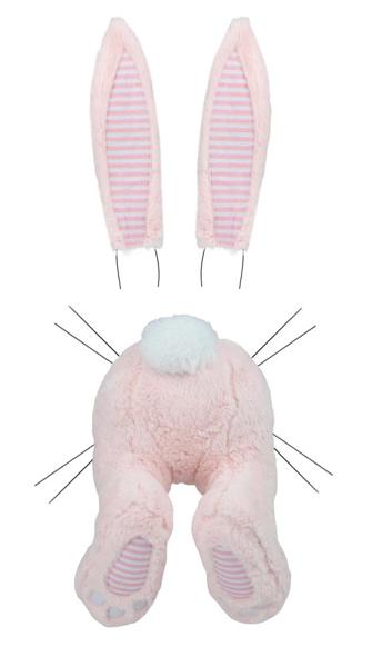 Pink Bunny Bottom Wreath Attachment