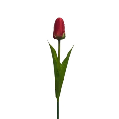 21.25 Inch Red Tulip Spray