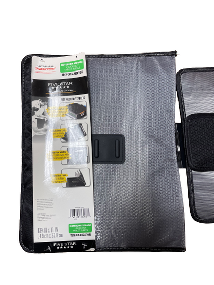 Five Star Notebook Slide Out And Tablet Sleeve Storage
