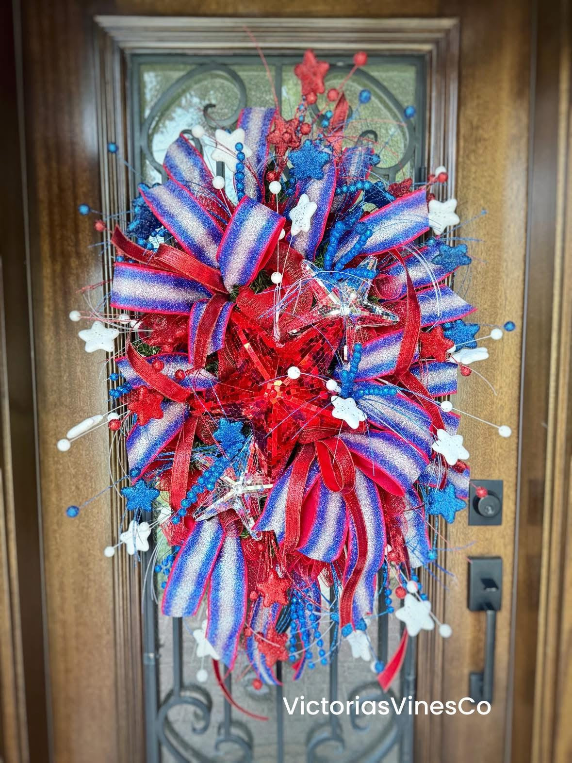 Patriotic Wreath Kit By Victoria's Vines Wreath Co