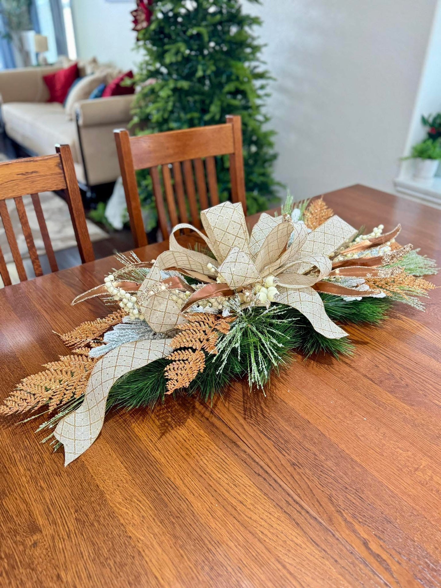 Snow Kissed Copper Mantel Kit By Victoria Vines Co