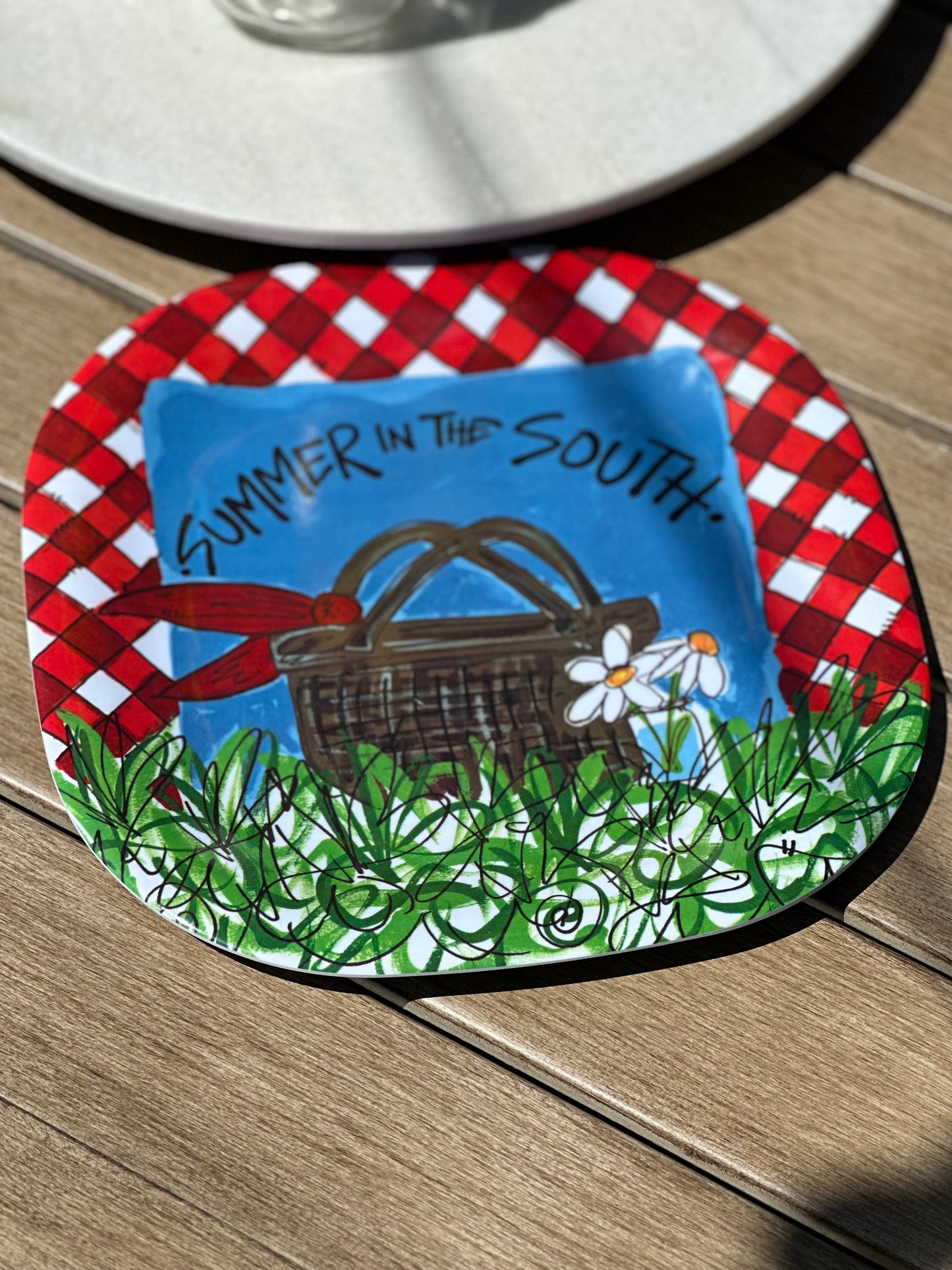 Summer In The South Melamine Plate