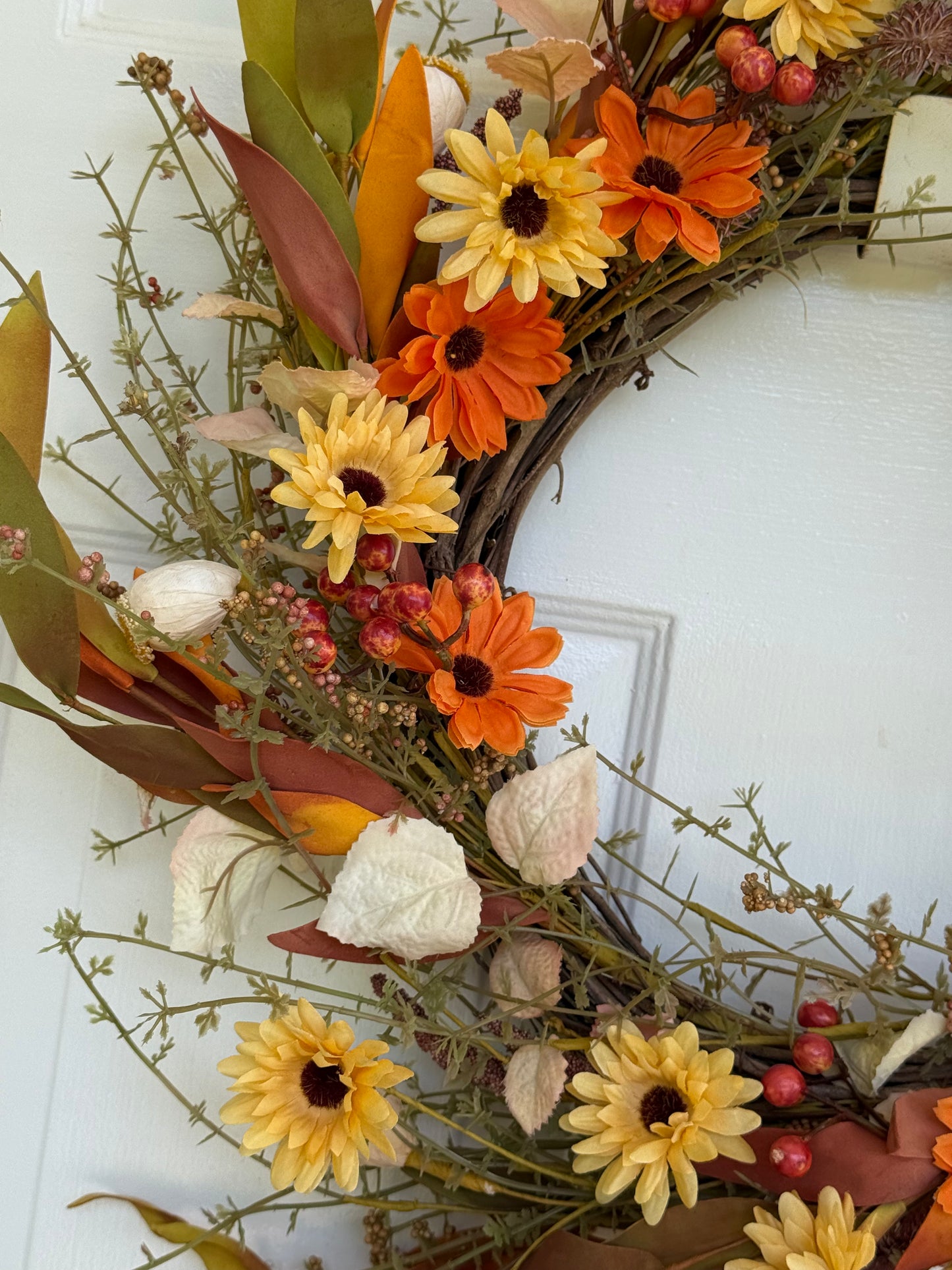 Harvest Flower Wreath