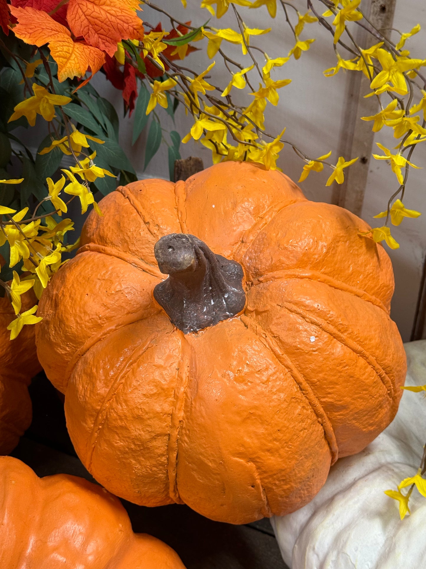 Orange Ceramic Pumpkin