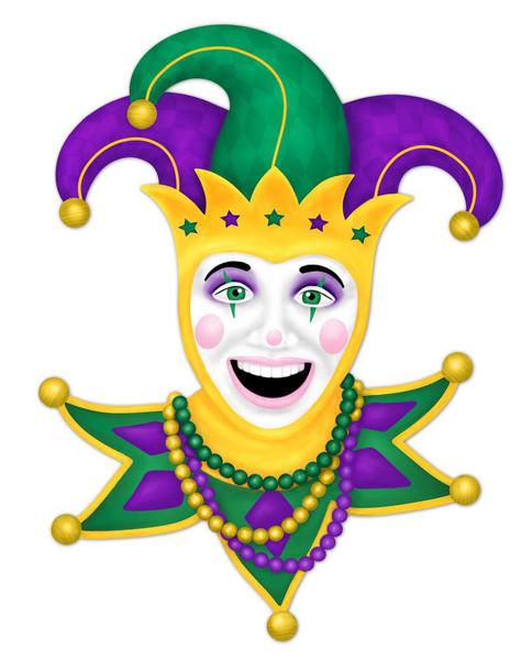 15 Inch Mardi Gras Jester Sign